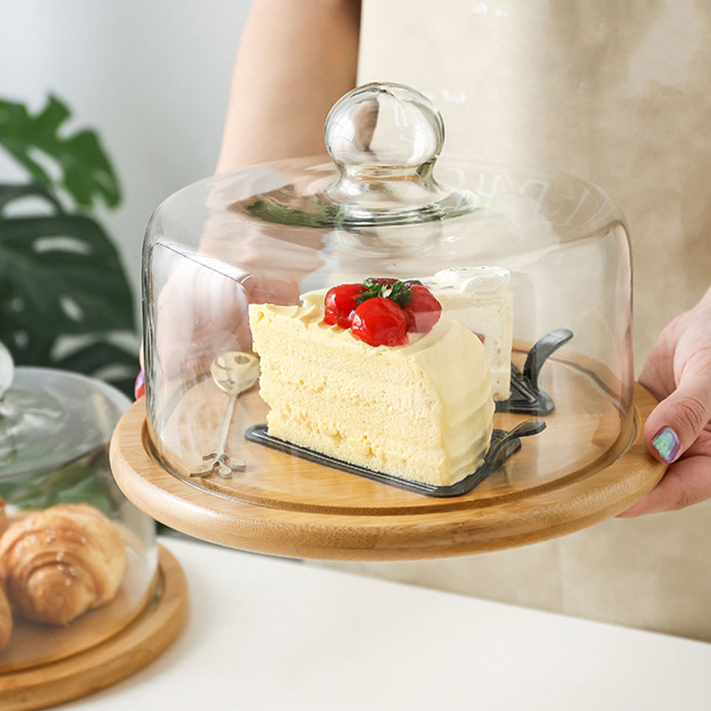 Plastic Dome Clear - Szklana kopuła na ciasto o średnicy