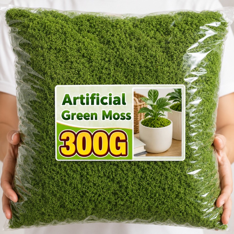 Sztuczny zielony mech, mech im – Sphagnum Moss Dry recenzja i cena